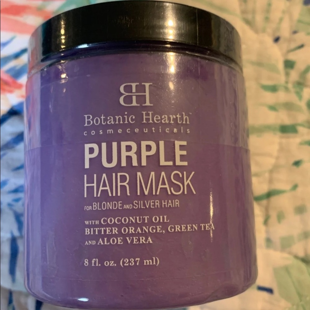 Botanical hearth purple hair mask